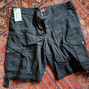 Match & Matchstick Cargo Shorts Black Men’s 5XL/42 NWT S3612